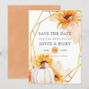 Search for pumpkin save the dates Fall