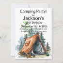 Search for boys sleepover invitations Backyard party