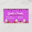 Search for chocolate business cards Pink