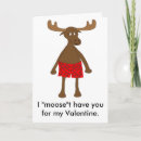 Search for cartoon valentines day cards moose
