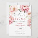 Search for peony baby shower invitations Wildflower