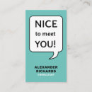 Search for bubble business cards Simple