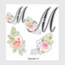 Search for letter m monogram stickers Initial