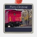 Search for train ornaments Red