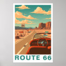 Search for route 66 posters Retro travel