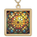 Search for stained glass necklaces Artistic