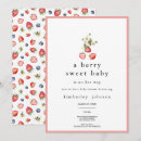 Search for strawberry baby girl shower invitations Summer