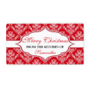 Search for christmas business labels Red