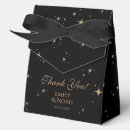 Search for black and gold favor boxes Script