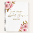 Search for bridal shower recipe books Watercolor
