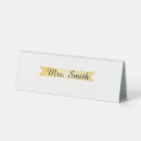 Search for placement table cards Gold