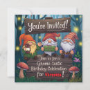 Search for gnome birthday invitations Forest