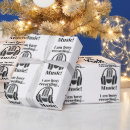 Search for rock band wrapping paper Microphone