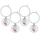 Search for funny wine charms Face