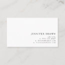Search for blank business cards Editable text typography