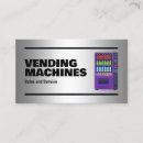 Search for vending business cards maintenance