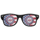Search for red white blue sunglasses Flag