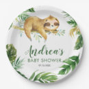 Search for tropical paper plates Tropical baby shower