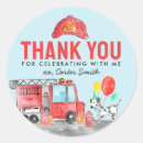 Search for firefighter stickers Boy birthday