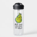 Search for dr seuss the grinch water bottles Ugly sweater