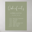 Search for order of events wedding posters Modern