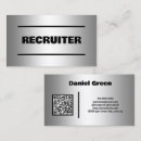 Search for recruitment agency business cards Human resources
