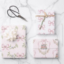 Search for pink bow wrapping paper Whimsical