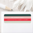 Search for christmas return address labels Red