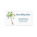 Search for palm trees return address labels Beach