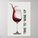Search for humorous drinking wine posters Red