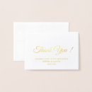 Search for business thank you cards Gold
