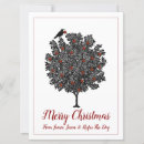 Search for raven christmas cards Red