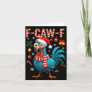 Search for funny bird christmas cards Chicken