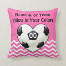 Search for soccer pillows Player