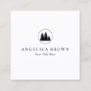 Search for mountain business cards Pine tree