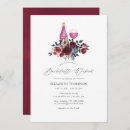 Search for wine tasting bachelorette party invitations burgundy