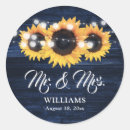 Search for sunflower wedding stickers Rustic
