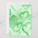 Search for green blank invitations Watercolor