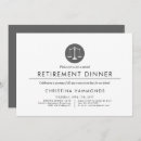 Search for judge invitations Retirement