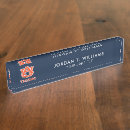Search for university name plates Auburn tigers