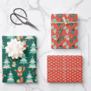 Search for scandinavian christmas wrapping paper Retro