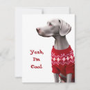 Search for weimaraner christmas cards Winter