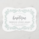 Search for baby angel baptism invitations Floral
