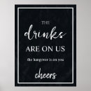 Search for open bar reception party drink menus Minimalist