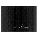 Search for black and white cutting boards Initials