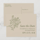 Search for olive branch save the dates Rustic