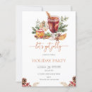 Search for corporate cocktail party invitations Winter greenery