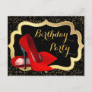 Search for red high heels invitations Black