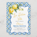 Search for italy bridal shower invitations Lemon