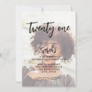 Search for photo 21st birthday invitations Modern